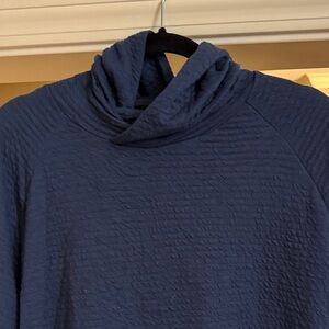 Apana Navy Hooded Lightweight Pullover